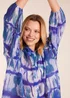 Blue Vanilla Blue Tie Dye Shirt - One Size Image 3