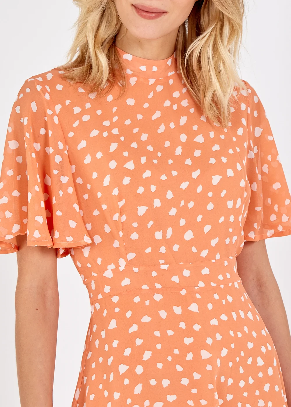 Blue Vanilla Coral Fit & Flare Mini Dress - 10 Image 3