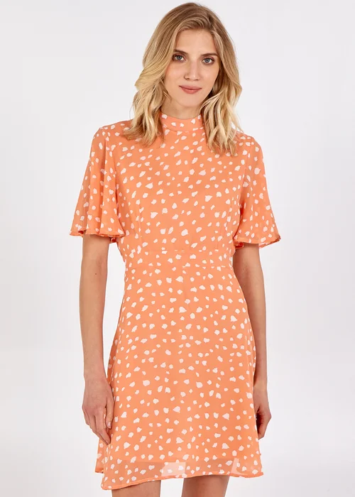 Blue Vanilla Coral Fit & Flare Mini Dress - 10 Image 4