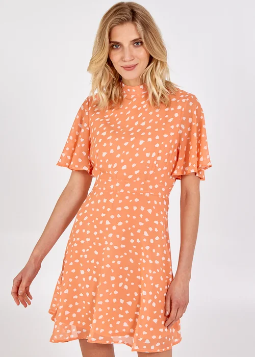 Blue Vanilla Coral Fit & Flare Mini Dress - 10 Image 1