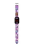 Purple Gabby Printed Strap LED Watch - One Size Image 1