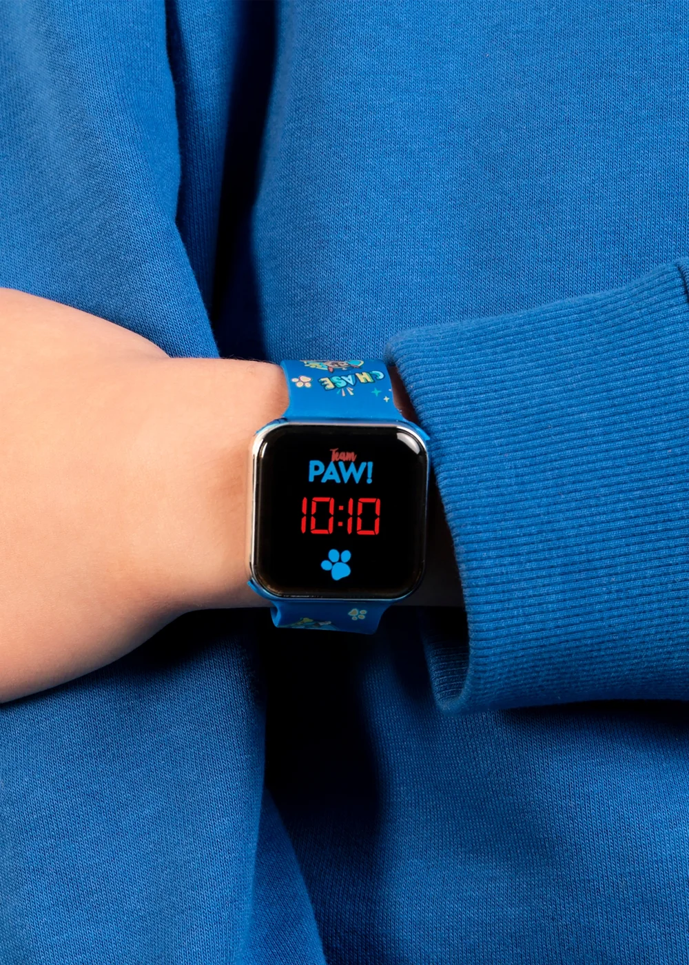 Blue Paw Patrol Printed Strap LED Watch - One Size Image 2