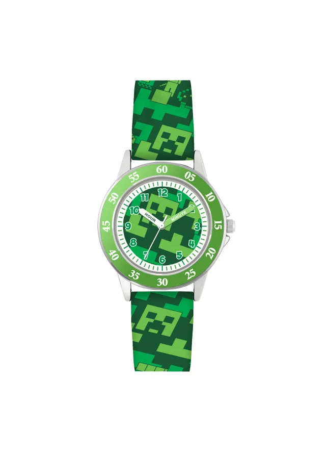 Minecraft Creeper Time Teacher Watch
