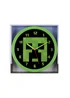 Minecraft Green and Black Wall Clock - One Size Image 2