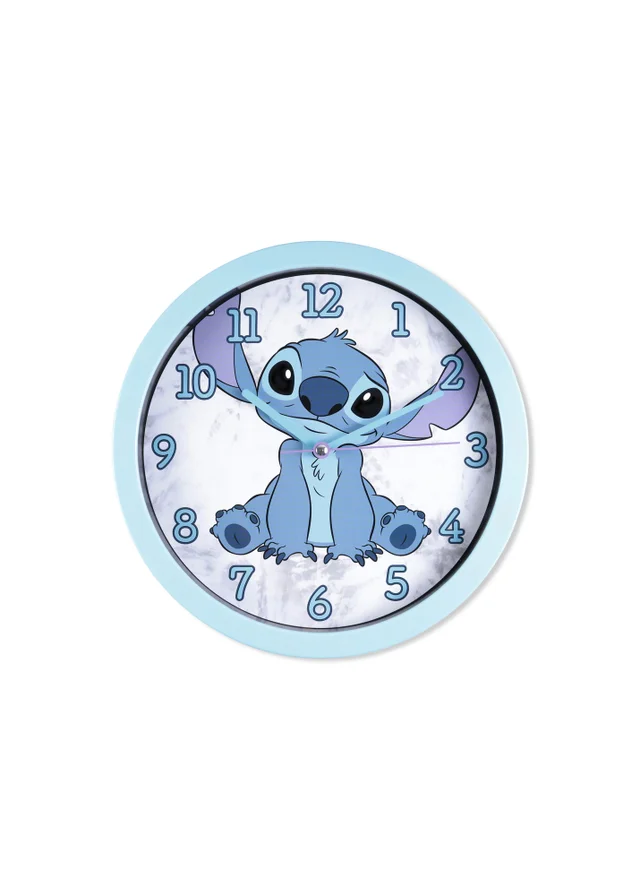 Disney Stitch Blue Wall Clock