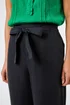 Roman Black Waist Tie Detail Culottes - 16 Image 4