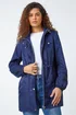 Roman Navy Shower Resistant Longline Jacket - 12 Image 4