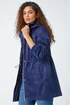 Roman Navy Shower Resistant Longline Jacket - 12 Image 1