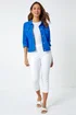 Roman Royal Blue Stretch Pocket Detail Jacket - 12 Image 2