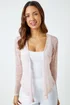 Roman Pink Lightweight Knitted Shrug - Size 18 Image 2