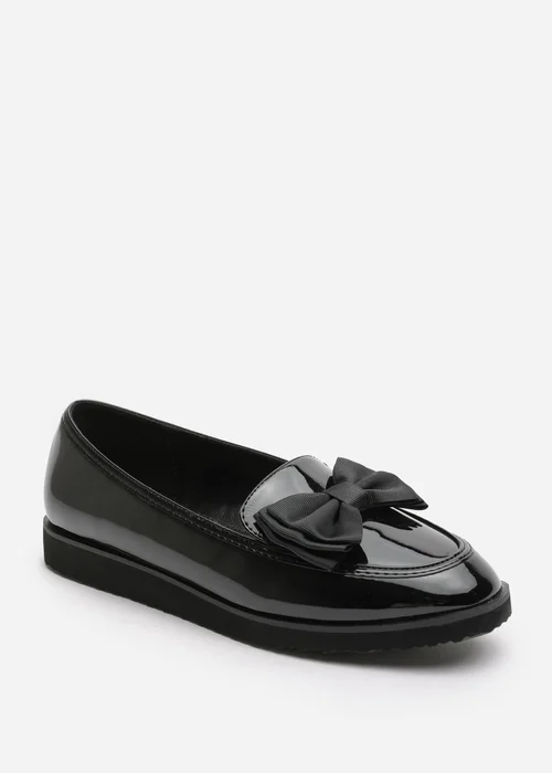 Where's That From Black Alpha Wide Fit Slip On Loafers - 5 Image 3