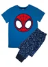 Marvel Spider-Man Icon Kids Royal Blue Camo Pyjamas (3-8 Years) - Age 5-6 Years Image 1
