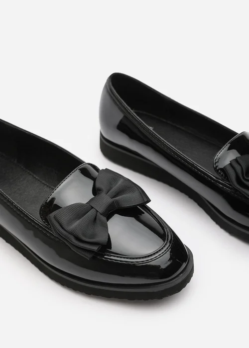 Where's That From Black Alpha Extra Wide Slip On Loafers - 6 Image 1