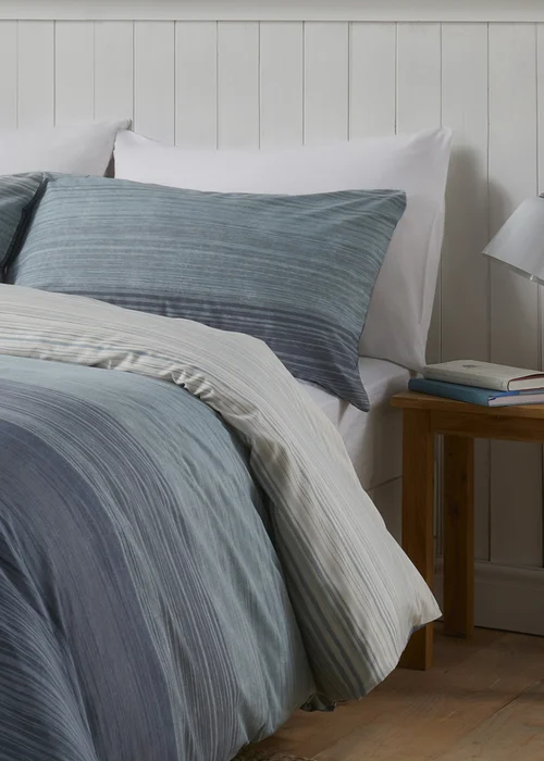 Fusion Fairhaven Blue Duvet Cover Set - Single Image 2