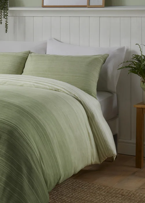 Fusion Fairhaven Green Duvet Cover Set - Single Image 2