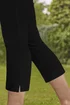 Roman Black Petite Cropped Stretch Trouser - 12 Image 4
