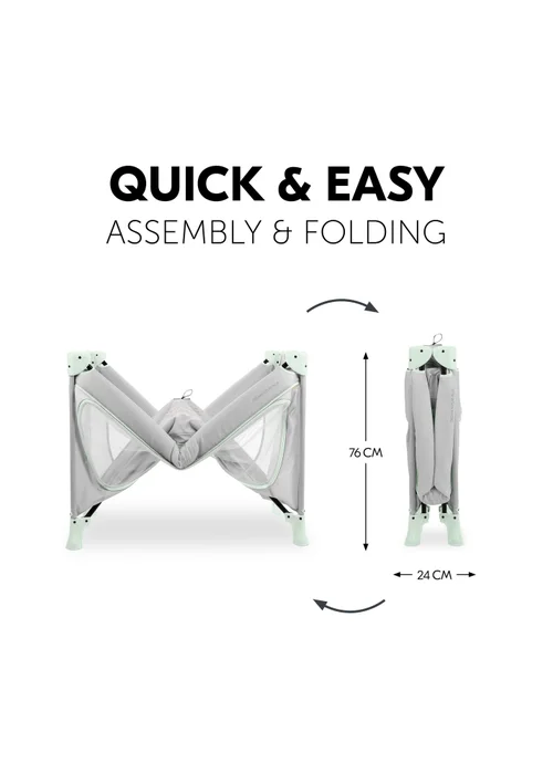 Hauck Mint Dream N Play Plus Travel Cot - No Size Image 4