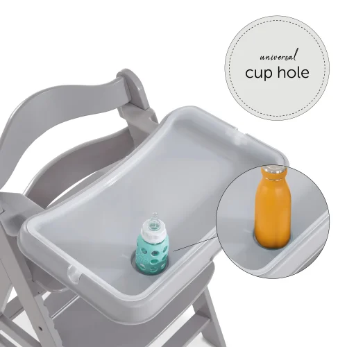 Hauck Grey Alpha Tray - One Size Image 5