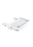 Hauck White Alpha Tray - One Size Image 1