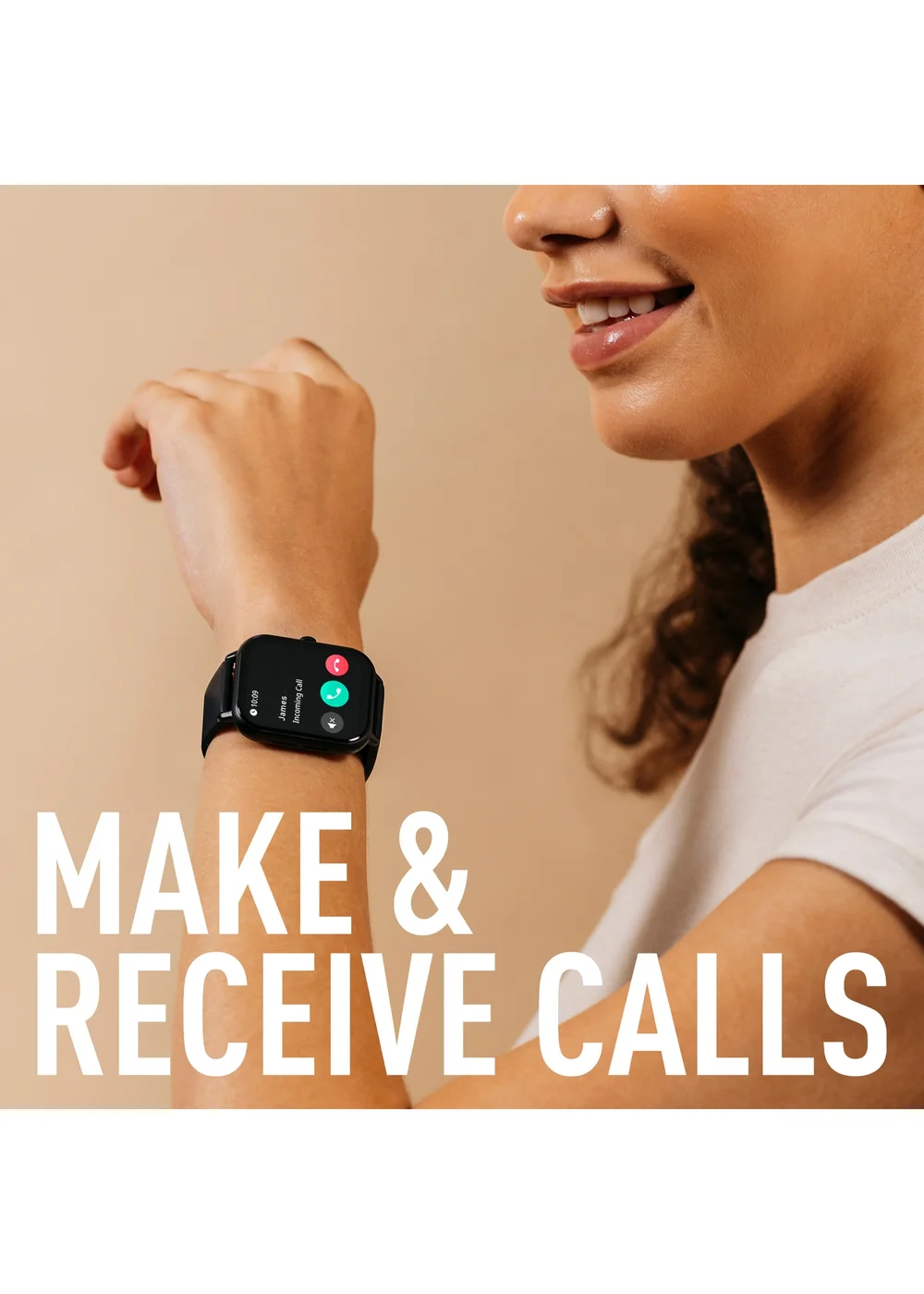 Reflex Active Black Series 23 Smart Calling Watch - One Size Image 2