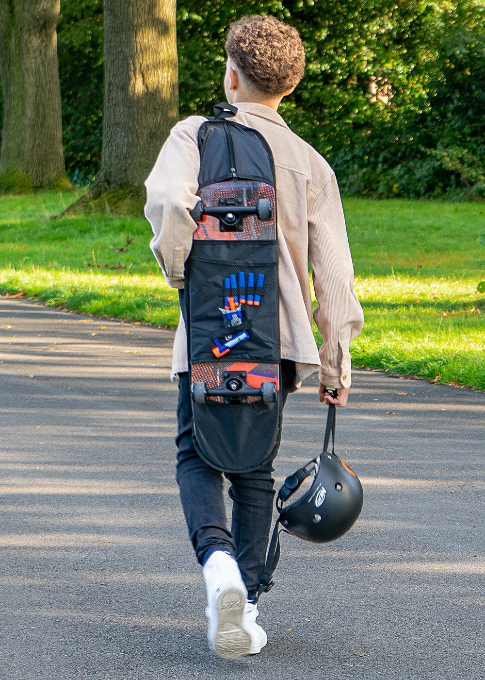 Nerf Skateboard With Blaster Bag - One Size Image 3