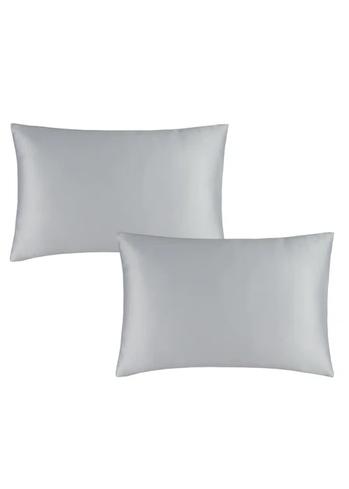 Catherine Lansfield Silky Soft Satin Standard Pillowcase Pair - 50 x 75cm Image 3