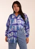 Blue Vanilla Curve Blue Tie Dye Shirt - Size 18-20 Image 1