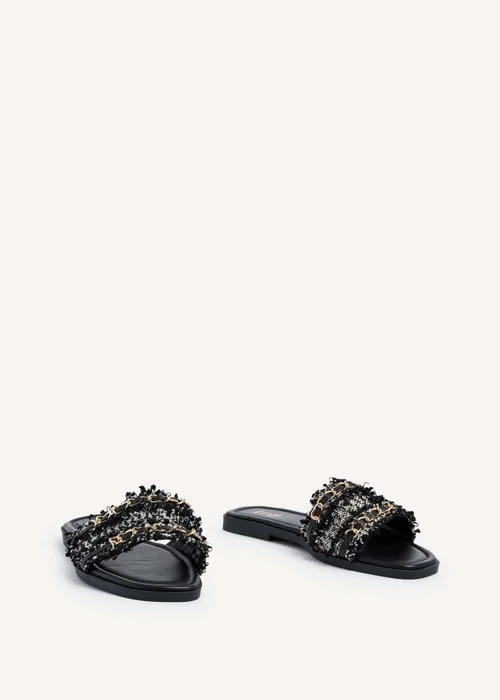 Linzi Lola Black Faux Leather Slider - Size 4 Image 3