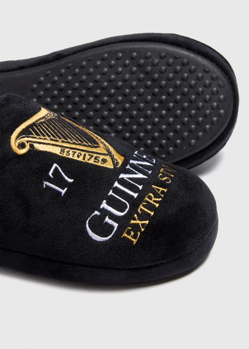 Guinness Black Mule Slippers - Size 7 - 8 Image 2