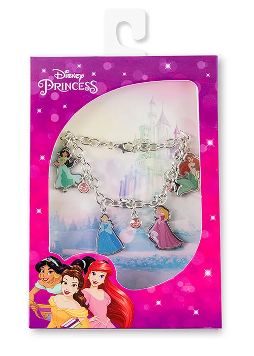 Disney Princess Enamel Costume Crystal Charm Bracelet - One Size Image 3
