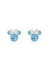 Disney Minnie Silver Plated March Birthstone Stud Earrings - One Size Image 1