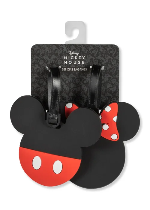 Disney Mickey & Minnie Mouse 2 Piece Luggage Tags - One Size Image 4