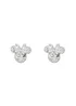 Disney Minnie Silver Plated April Birthstone Stud Earrings - One Size Image 1