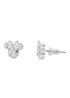 Disney Minnie Silver Plated April Birthstone Stud Earrings - One Size Image 2