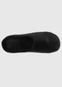 Totes Isotoner Black Popcorn Terry Mule Slippers - Size 7 Image 5