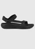 Totes Solbounce Black Adjustable Riley Sport Sandal - Size 4 Image 4