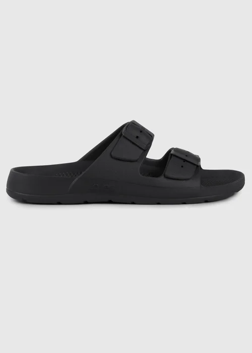 Totes Solbounce Black Adjustable Double Buckle Slider - Size 10 Image 4