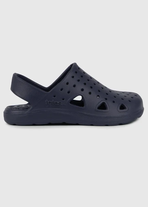 Totes Solbounce Navy Childrens Clogs (Younger 5- Older 3) - Size 5 - 6 Infants Image 4