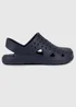 Totes Solbounce Navy Childrens Clogs (Younger 5- Older 3) - Size 5 - 6 Infants Image 4