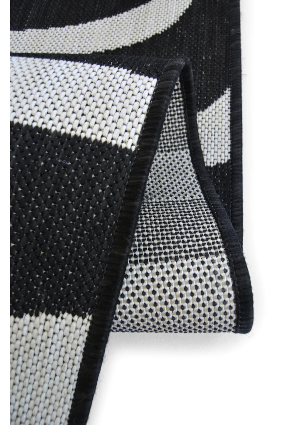 Homemaker Compass Monochrome Zebra Rug - 120 x 170 Image 3