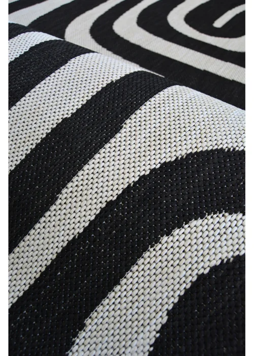 Homemaker Compass Monochrome Zebra Rug - 120 x 170 Image 4