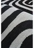 Homemaker Compass Monochrome Zebra Rug - 120 x 170 Image 4