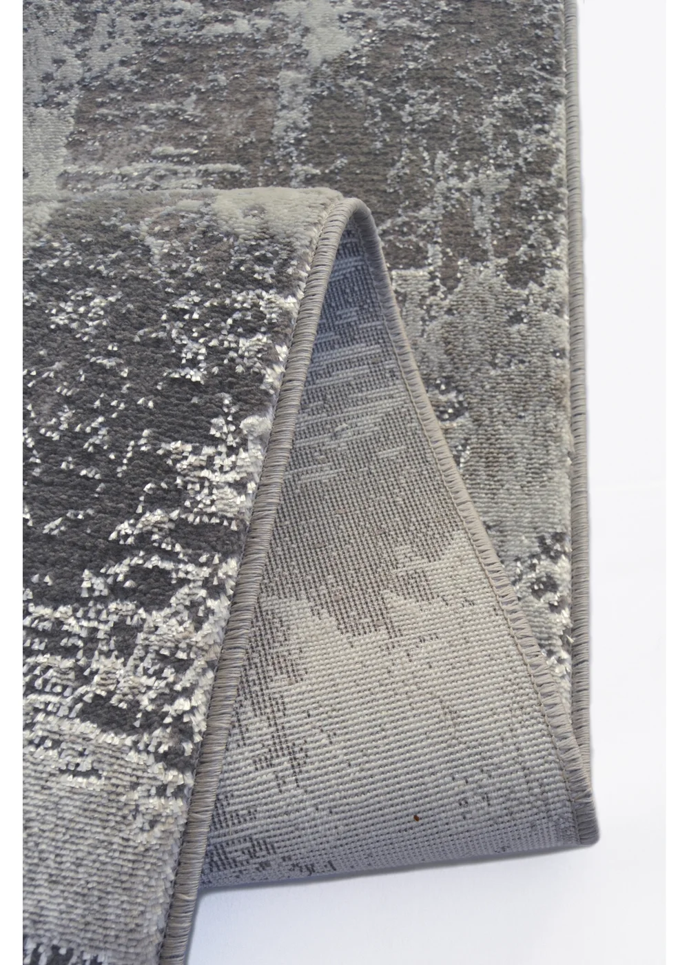 Homemaker Avery Grey Marble Rug - 80 x 150 Image 4