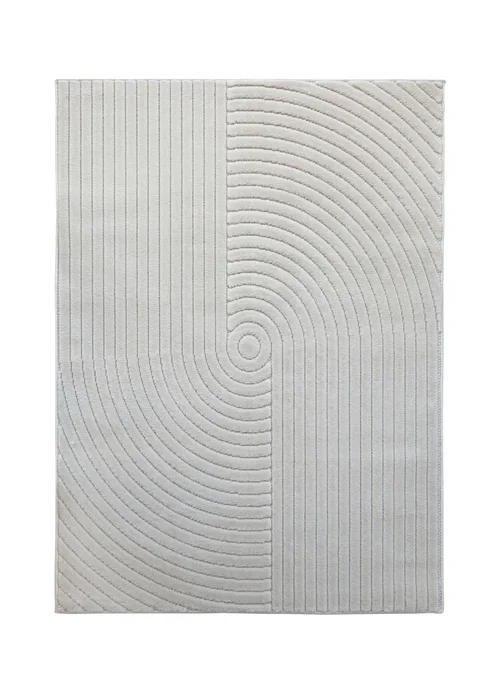 Homemaker Malmo White Knot Rug - 120 x 170 Image 2