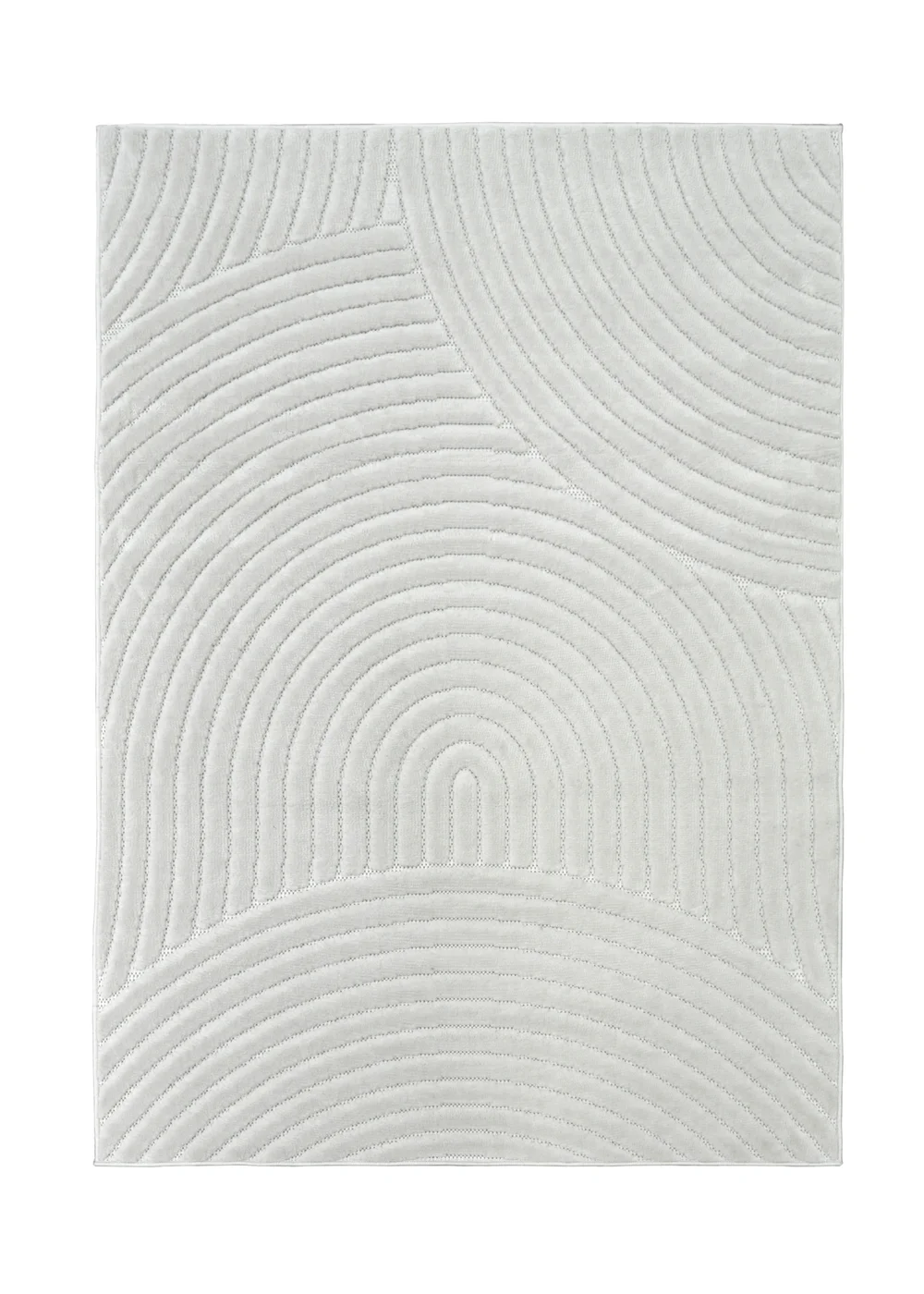 Homemaker Malmo White Curves Rug - 120 x 170 Image 2