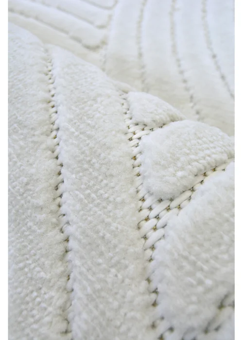 Homemaker Malmo White Curves Rug - 120 x 170 Image 3