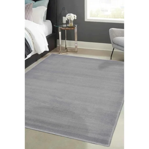 Homemaker Maestro Plain Silver Rug - 120 x 170 Image 1