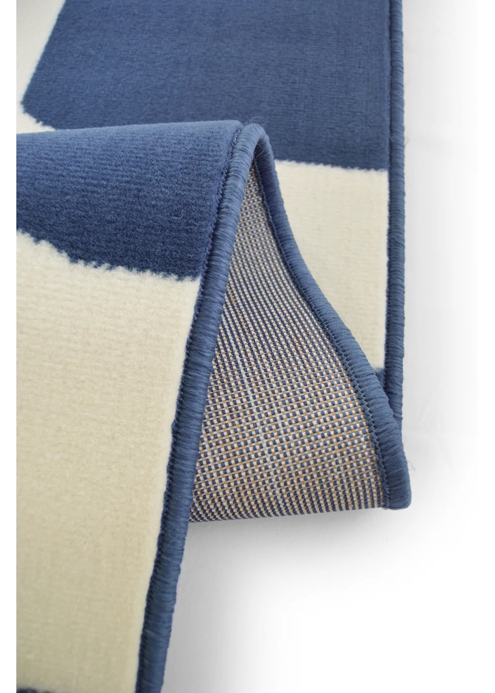 Homemaker Maestro Navy Geo Blocks Rug - 200 x 290 Image 3