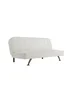 Aura Napoleonville Ivory Boucle/Matte Black Sofa Bed - One Size Image 3