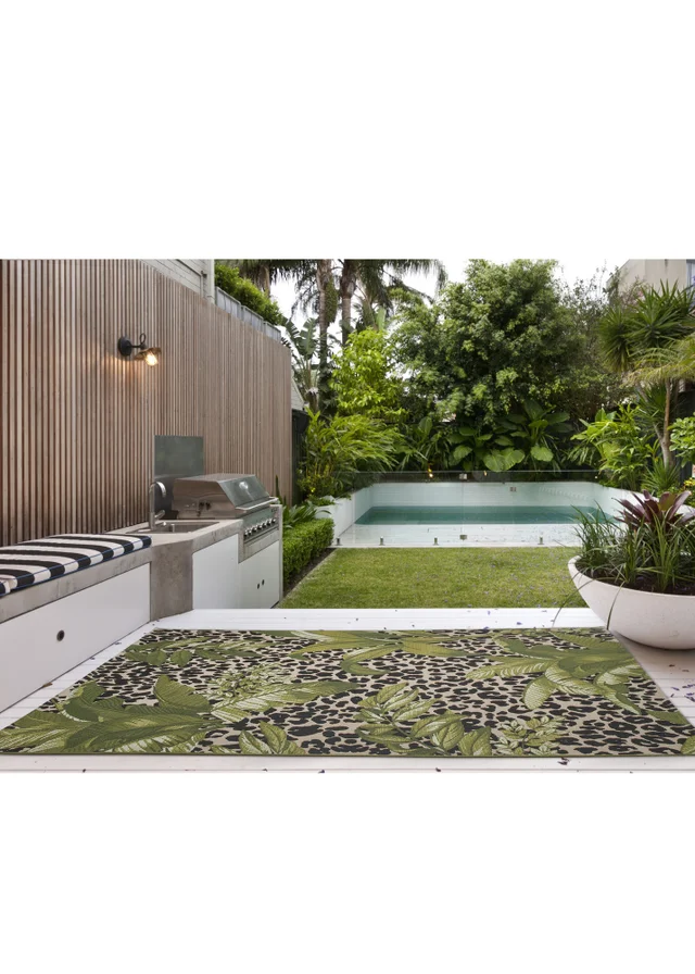 Homemaker Green Tropico Safari Rug